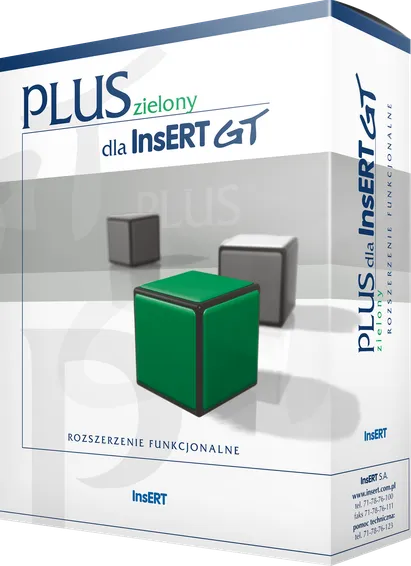 grafika strony Zielony PLUS dla InsERT GT