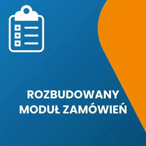 grafika strony Rozbudowany Moduł Zamówień