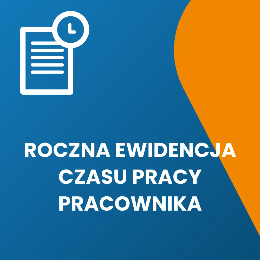 Roczna Ewidencja Czasu Pracy Pracownika