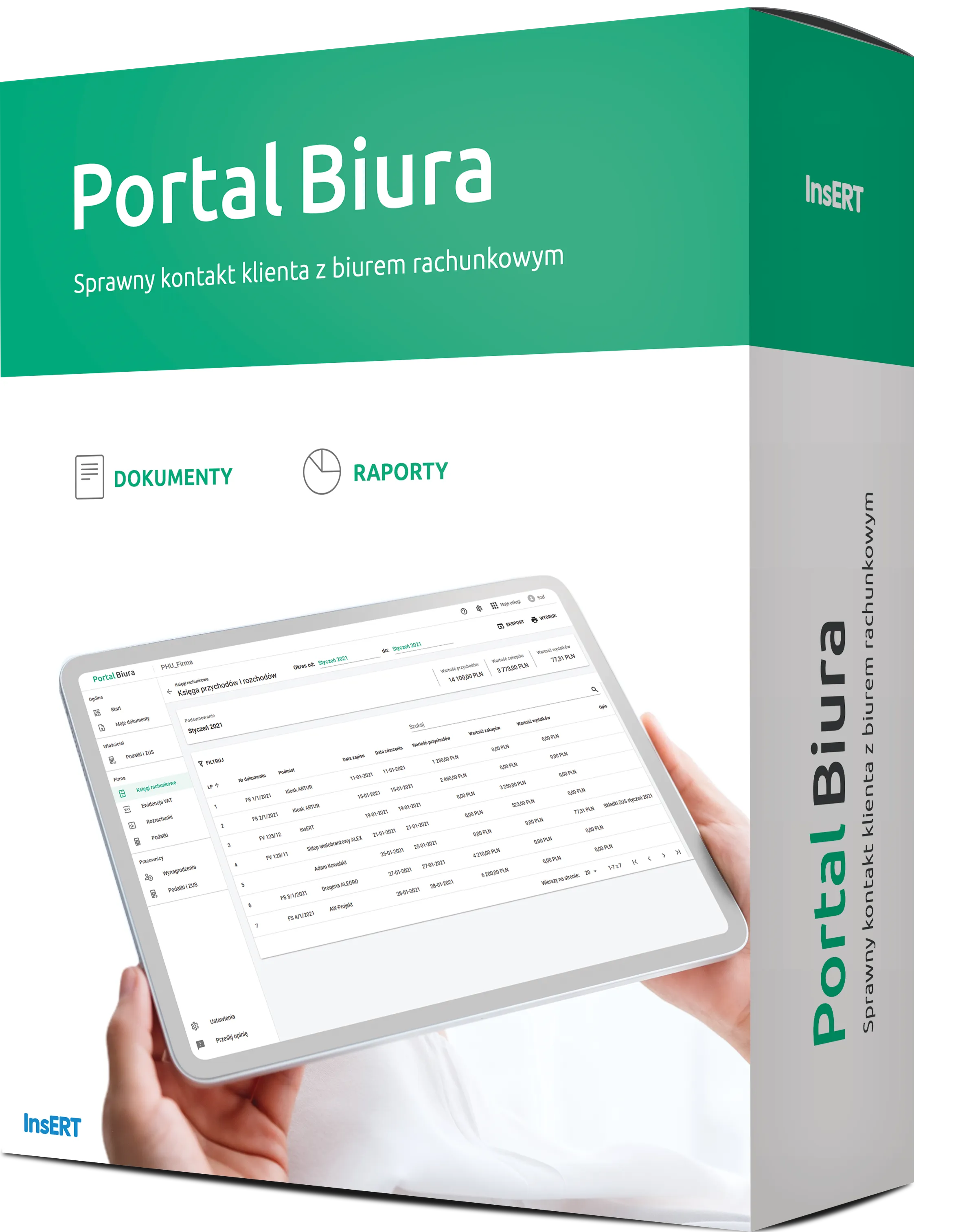 grafika pokazująca pudełko Portal biura pudełko Portal biura