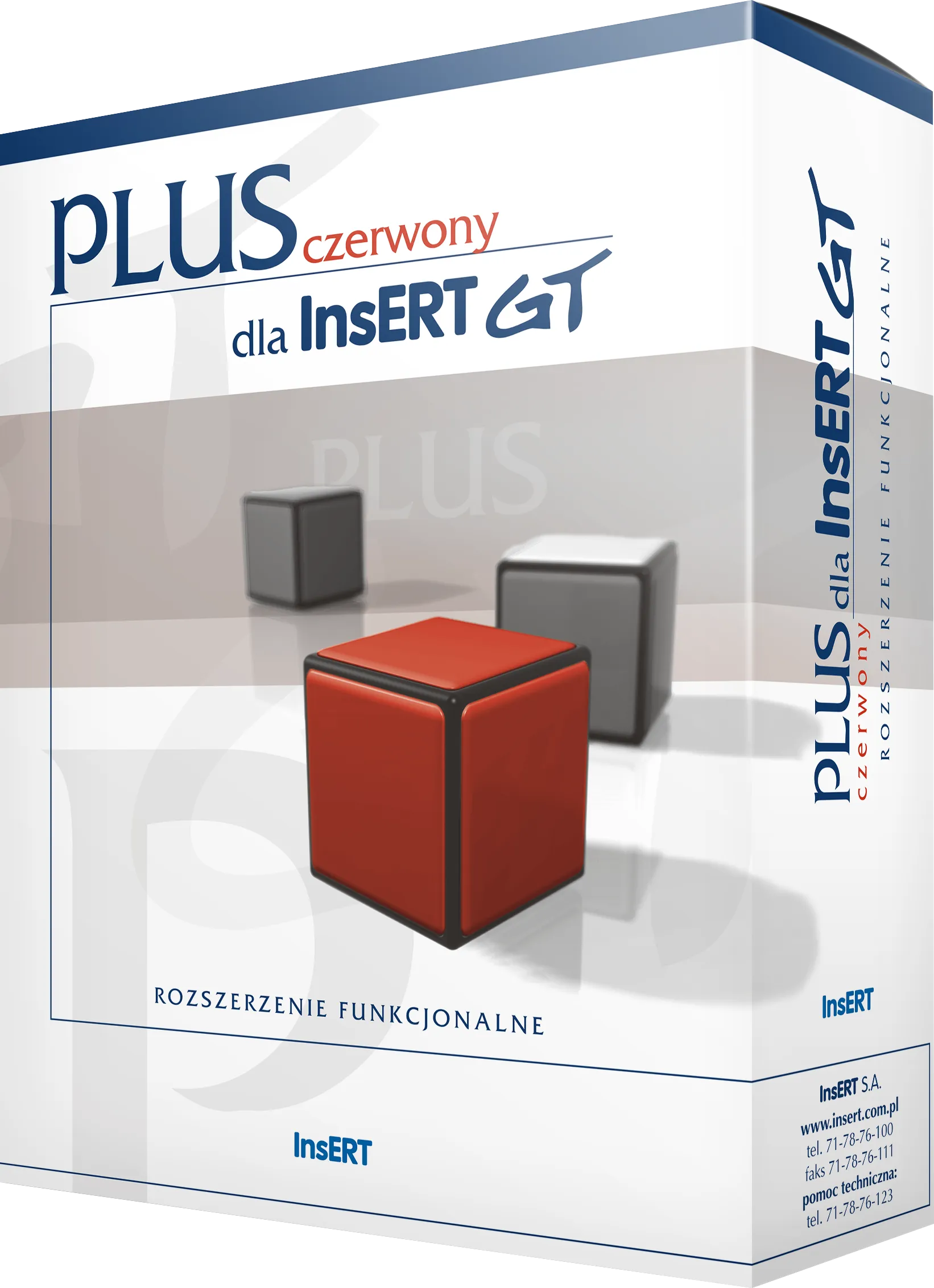grafika pokazująca pudełko czerwony plus Insert GT pudełko czerwony plus Insert GT