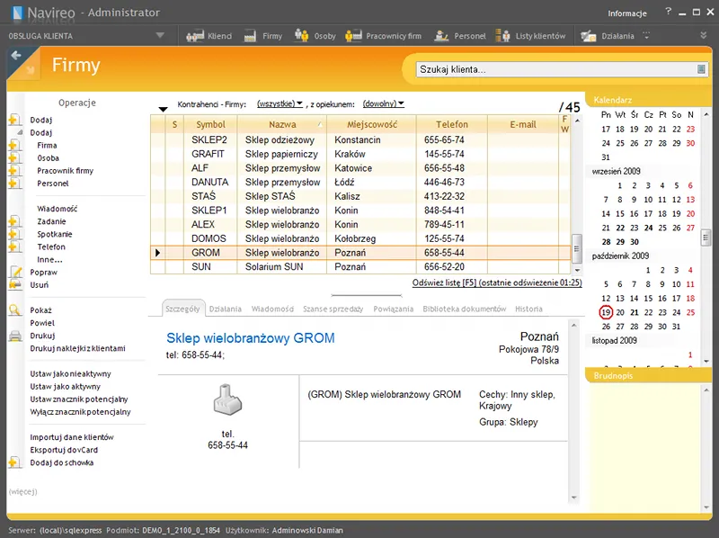 grafika dla sekcji CRM w Navireo CRM w Navireo