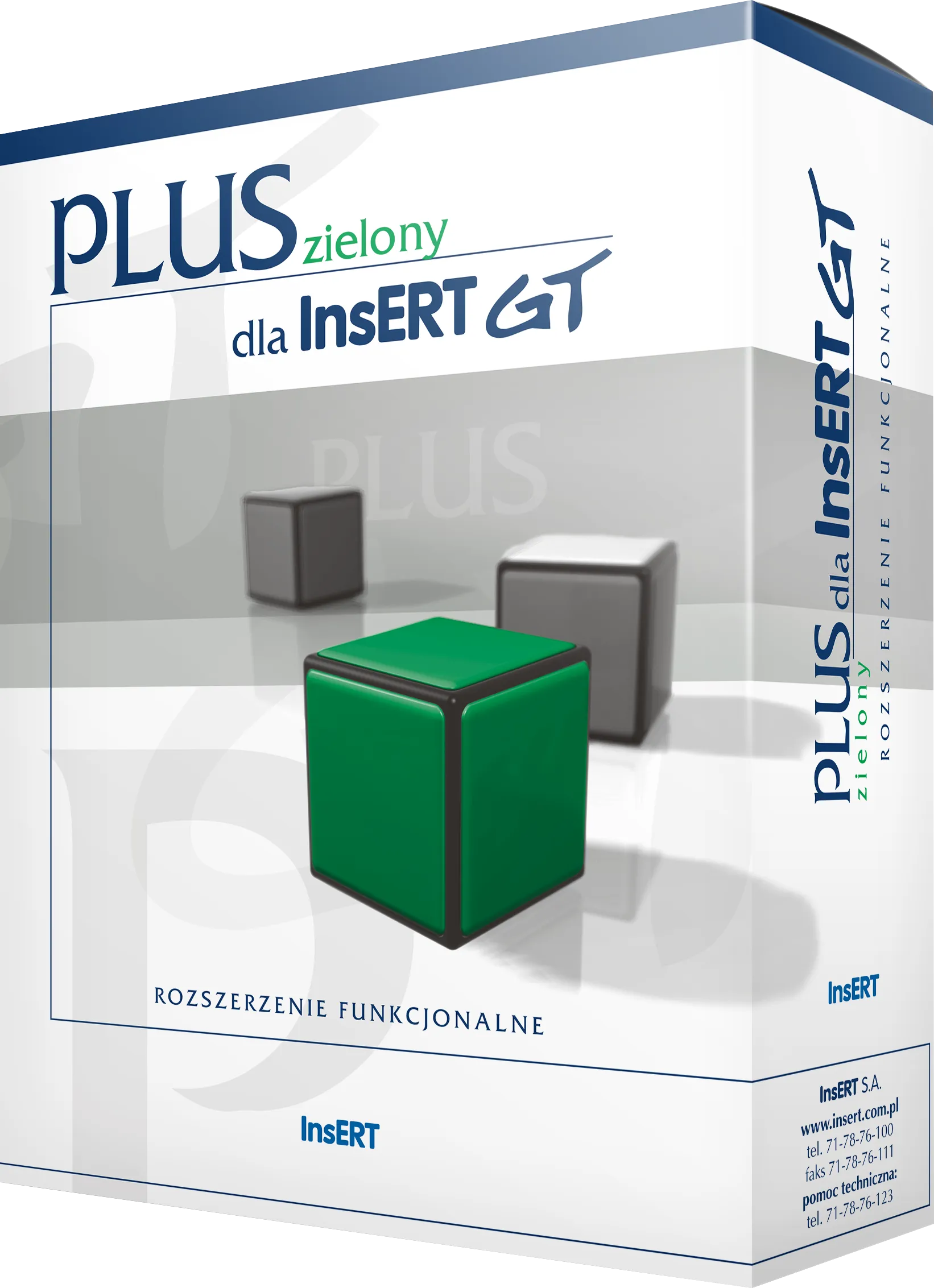 grafika pokazująca pudełko zielony plus Insert GT pudełko zielony plus Insert GT